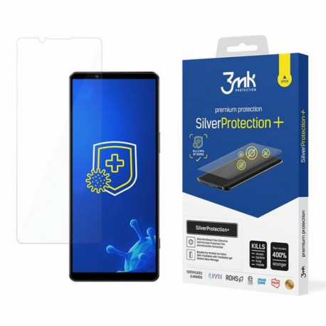 3MK Silver Protect+ Sony Xperia 1 IV Antimicrobial Wet Application Screen Protector