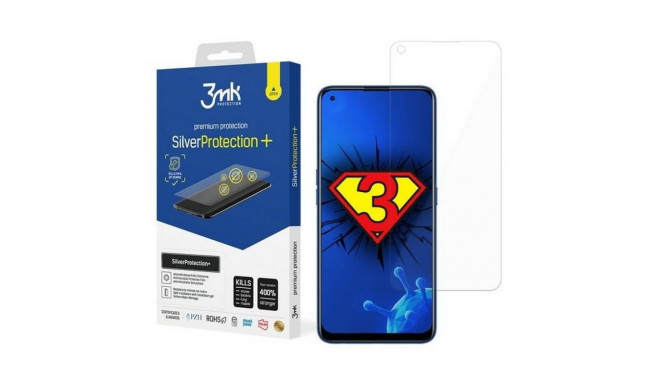 3MK Silver Protect+ Realme 7 Anti-Microbial Film Wet Mount