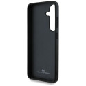 BMW Leather Big Wordmark Case for Samsung Galaxy S25+ Black