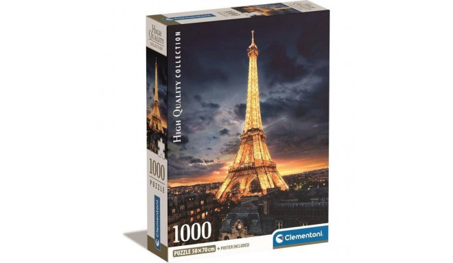 Clementoni CLE puzzle 1000 Compact Eiffel Tower 39703