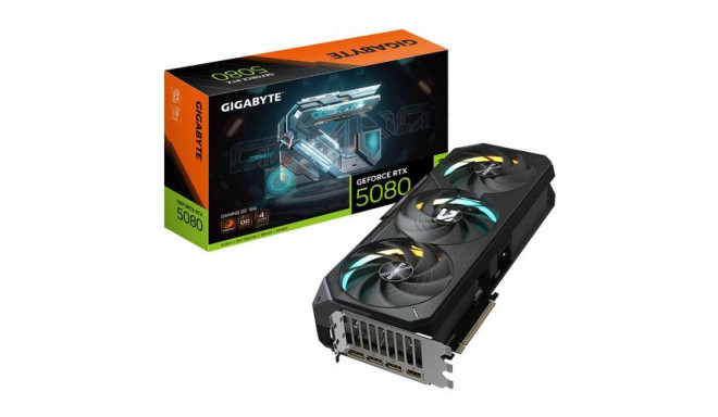GIGABYTE GeForce RTX 5080 GAMING OC 16G Graphics Card - 16GB GDDR7, 256bit, PCI-E 5.0, 2730MHz Core 