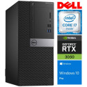 DELL 5050 MT i7-7700 32GB 512SSD M.2 NVME+2TB RTX3050 6GB WIN10Pro