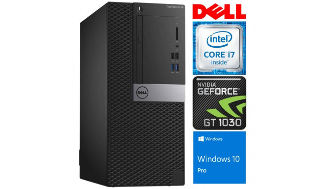 DELL 5050 MT i7-7700 16GB 256SSD M.2 NVME+2TB GT1030 2GB WIN10Pro