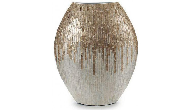 Vase 18x44.5x40cm, silver