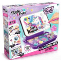 STYLE 4EVER 3 in 1 LED-valgustusega loomingukonplekt Diamond Art