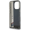 BMW Motorsport IML Vertical Stripe Case for iPhone 16 Pro Max Black