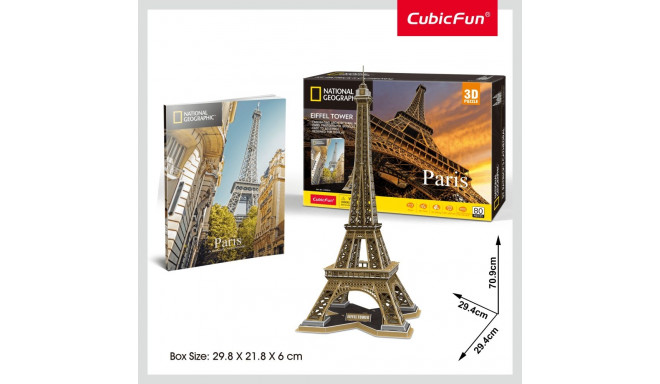 CUBICFUN 3D puzzle NatGeo Eiffel Tower