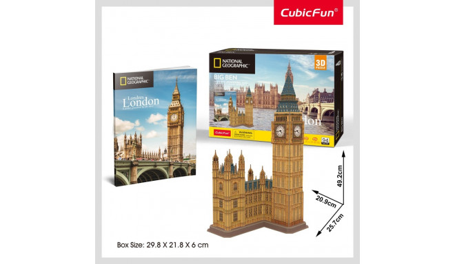 CUBICFUN 3D puzzle NatGeo Big Ben