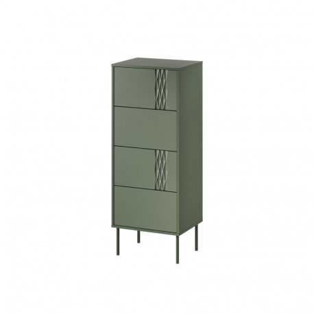 4S TRESSE kummut 50x40x125 matt roheline
