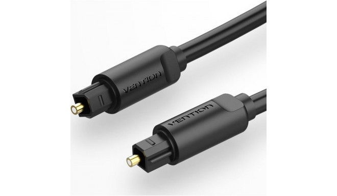 Vention optiline audiokaabel Toslink 1m, must