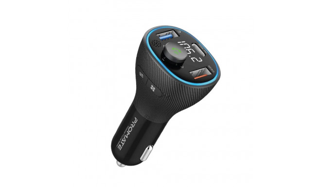 Promate PowerTune-38W Bluetooth 5.1 FM Transmitter QC3.0 / PD20W / QC3.0 / Hands-free