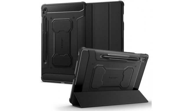 Spigen защитный чехол Rugged Armor Pro Samsung Galaxy Tab S9 FE, черный (открытая упаковка)