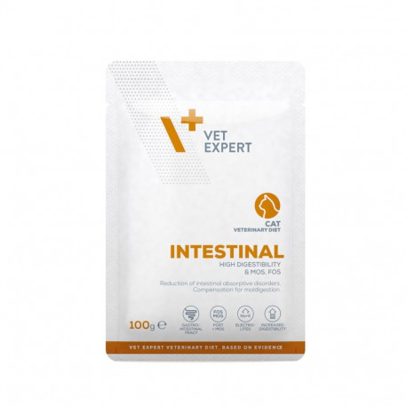 Vet Expert Veterinary Diet Intestinal kassidele märgtoit 100g
