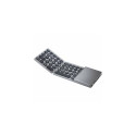 Renkforce RF-FWK-250 keyboard Bluetooth QWERTZ German Black, Grey