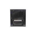 Intellinet Network Cabinet, Wall Mount (Standard), 12U, Usable Depth 260mm/Width 510mm, Black, Flatp