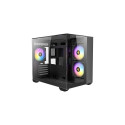 Antec CX600M Trio ARGB Mini Tower Black, Transparent