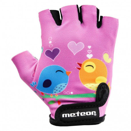 Rękawiczki rowerowe Meteor Kids Owl JR 24175-24177 S