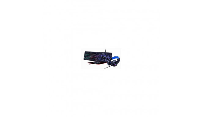 Gembird 4-in-1 Backlight Ghost Kit Клавиатура + Наушники + Мышь + Коврик