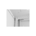 RACK CABINET 19" WALL-MOUNT 12U/600X450 WITH PERFORATED DOOR GREY LANBERG (FLAT PACK)