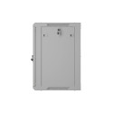 RACK CABINET 19" WALL-MOUNT 12U/600X450 WITH PERFORATED DOOR GREY LANBERG (FLAT PACK)