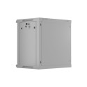 RACK CABINET 19" WALL-MOUNT 12U/600X450 WITH PERFORATED DOOR GREY LANBERG (FLAT PACK)