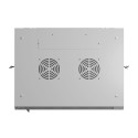 RACK CABINET 19" WALL-MOUNT 12U/600X450 WITH PERFORATED DOOR GREY LANBERG (FLAT PACK)