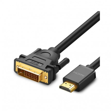 Cable HDMI-DVI (24+1) 1m Bi-directional (1080P@60Hz) black HD106 UGREEN