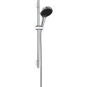 Shower set Hansgrohe Rainfinity 130 3jet EcoSmart with shower bar S Puro 65 cm, sliding