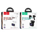 HOCO wireless earphones bluetooth with touch screen TWS EQ14 white