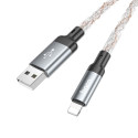 HOCO cable USB A to Lightning 2,4A U112 1 m gray