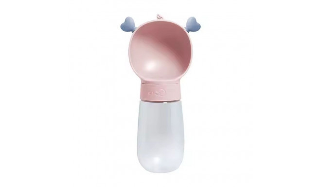 Dog outdoor drinking cup pink