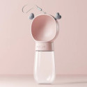 Dog outdoor drinking cup pink