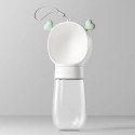 Dog outdoor drinking cup white