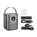 HOCO projector with Android software Wi-Fi Bluetooth 720P DT4 gray