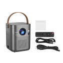 HOCO projector with Android software Wi-Fi Bluetooth 720P DT4 gray