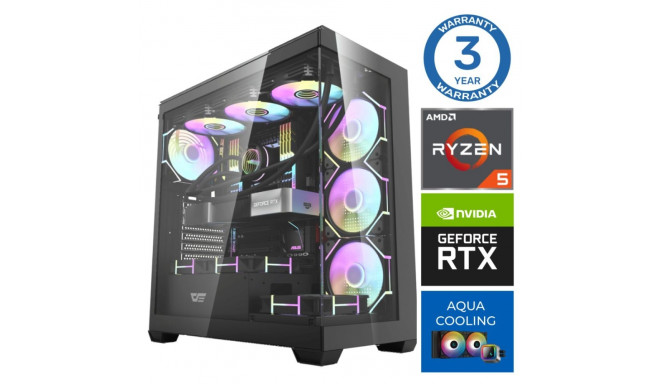 INTOP AQUA Ryzen 5 9600X 16GB DDR5 1TB SSD M.2 NVME+2TB RTX4060Ti 8GB no-OS