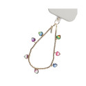 Crong Phone Charm - Smycz zawieszka do telefonu (Rainbow Hearts)