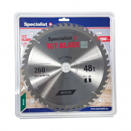 SPECIALIST+ cutting disc, 260x48Tx30 mm