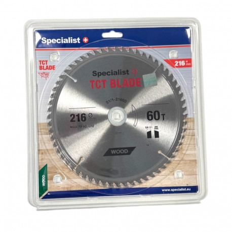 SPECIALIST+ cutting disc, 216x60Tx30/20 mm