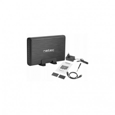 Natec External HDD Enclosure RHINO 3.5" Black NKZ-0448