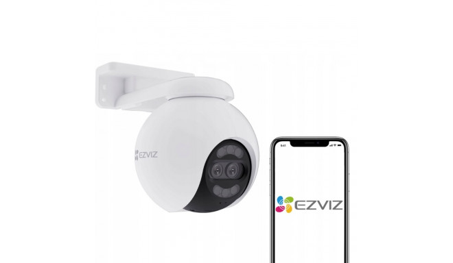 Ezviz H80x Välis IP65 Kahekordne objektiiv 8MP+2MP 4K Kaamera Pan & Tilt 360 MicroSD / Öönägemine Va