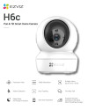 Ezviz H6C CS-H6c Indoor Panoramic 4MP 2K Smart Pan & Tilt 360 AI Camera MicroSD / Night vision White