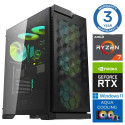 INTOP AQUA Ryzen 7 7700X 64GB DDR5 2TB SSD M.2 NVME RTX4060Ti 8GB WIN11Pro