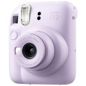 Instant Camera Fujifilm Instax Mini 12 (Lavender Purple) + 10 Fujifilm Instax Mini Film (Glossy) (Co