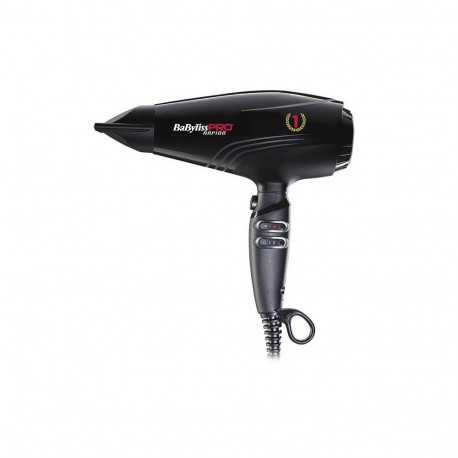Hair Dryer - BABYLISS BAB7000IE 2200W with 12 Heat & Speed Settings, 5 Attachments, Cool Shot Functi