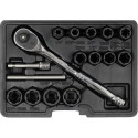 Screw and Bolt Extractor Set - Yato YT-05897 16 Pieces Steel