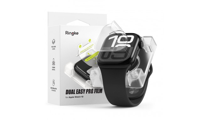 FOLIA OCHRONNA RINGKE DUAL EASY PRO 2-PACK APPLE WATCH 10 / 11 (42 MM) CLEAR