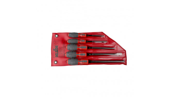 Set of screwdrivers 5 pcs 2-flat 3-cross