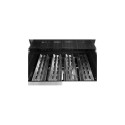 Yato YG-20013 outdoor barbecue/grill Cart Gas Black, Silver 17500 W