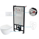 6-in-1 concealed toilet set